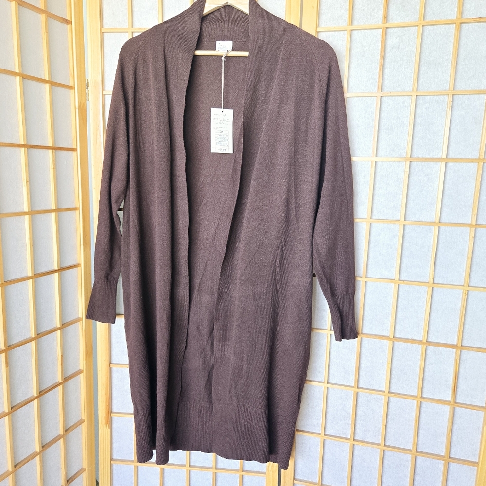 NWT A New Day Brown Duster Cardigan